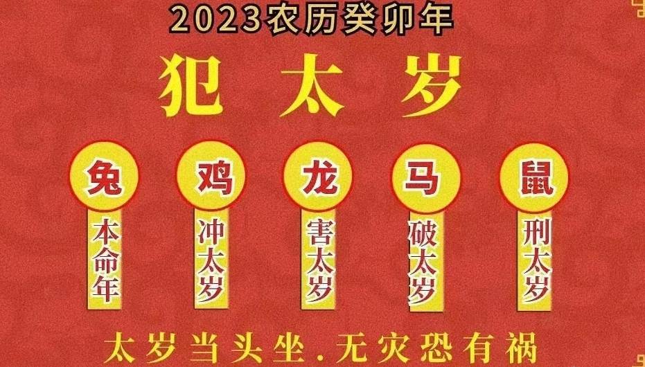 2033年犯太岁_2023年犯太岁的生肖_2023太岁犯太岁的生肖图片