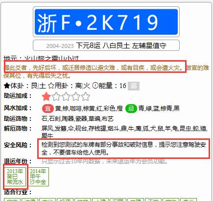 周易车牌预测凶吉测试_周易测车牌号_周易测车牌吉凶